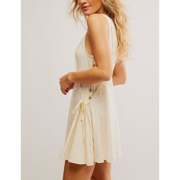 FREE PEOPLE Forever Fancy Mini Dress / Fall Clouds - Picture 9 of 11